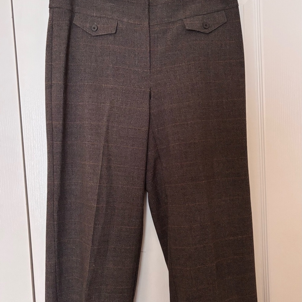 CAbi Ankle Pants Light Plaid